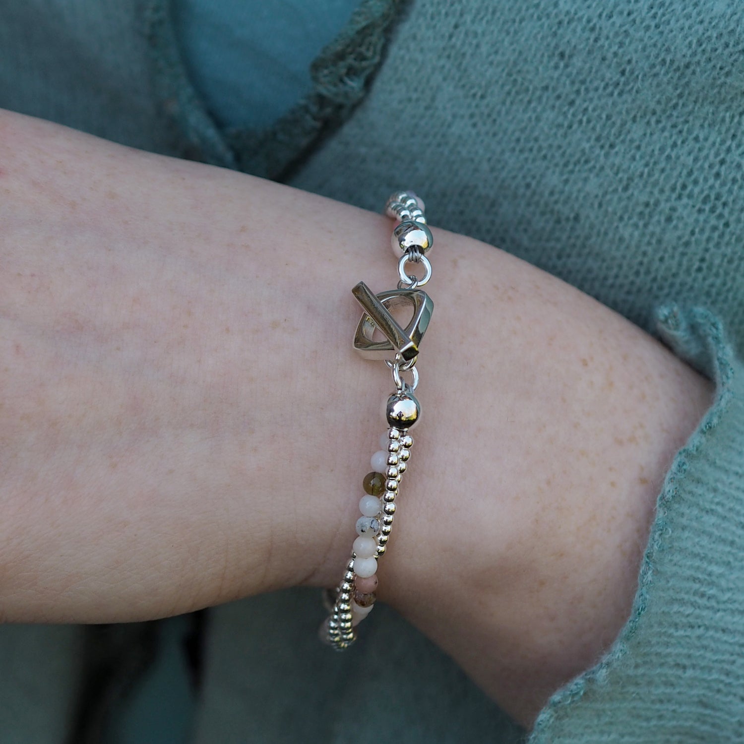 Jasmin Pink Opal Bracelet