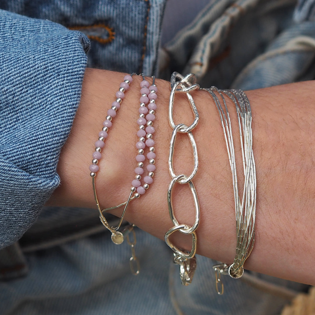 Adeline Chalcedony Rose Bracelet