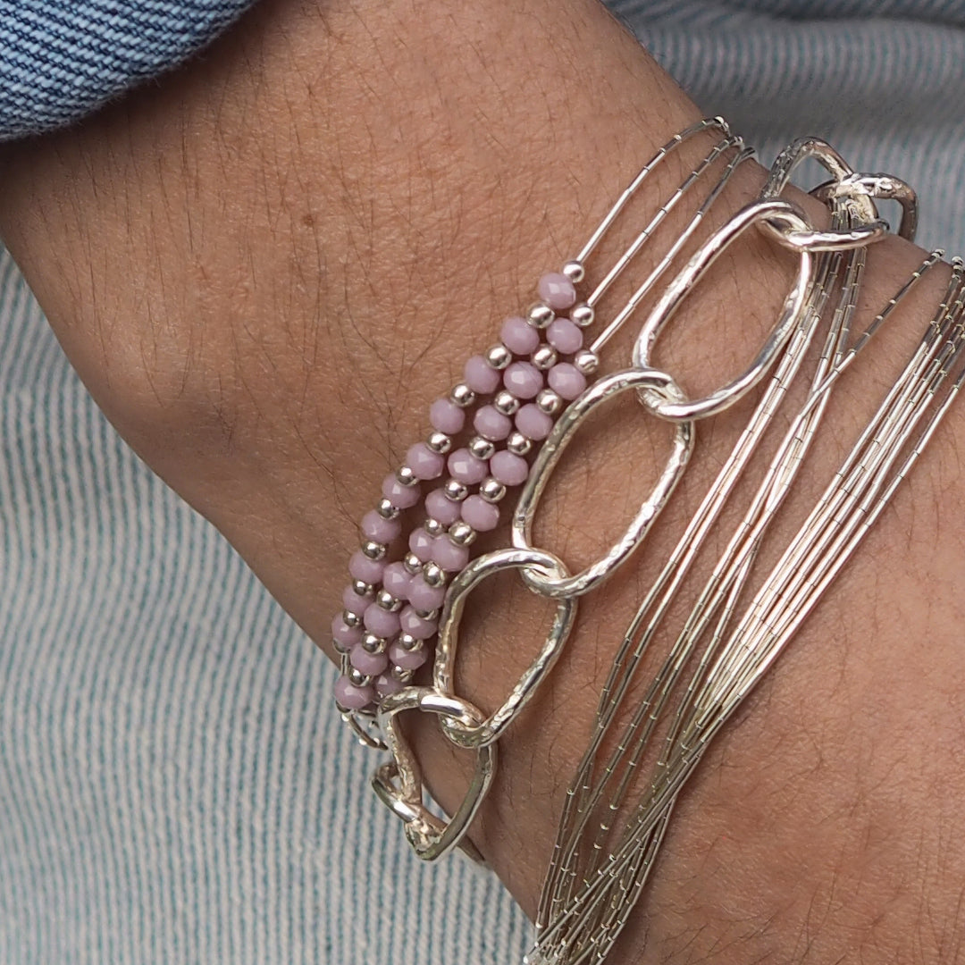 Adeline Chalcedony Rose Bracelet