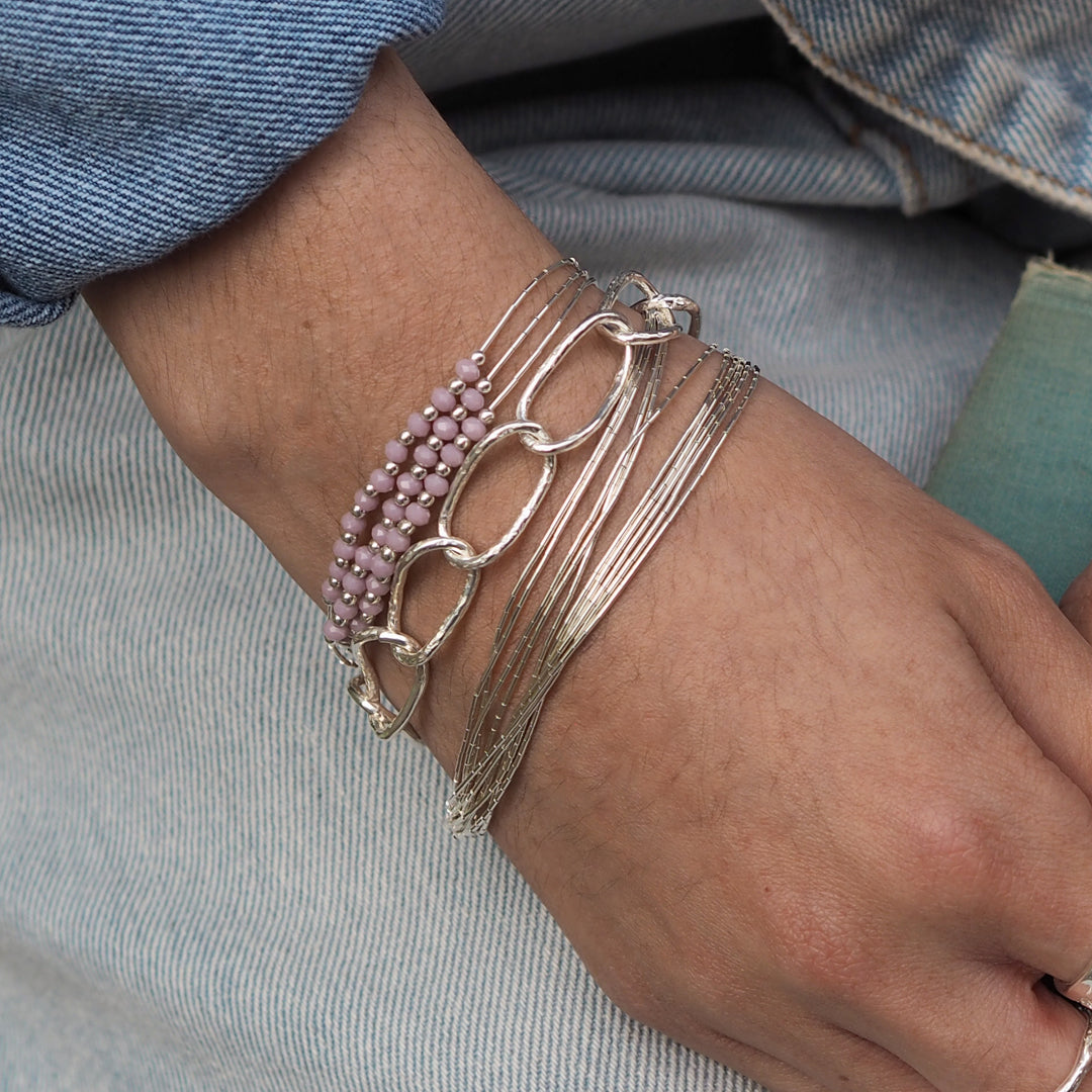 Adeline Chalcedony Rose Bracelet