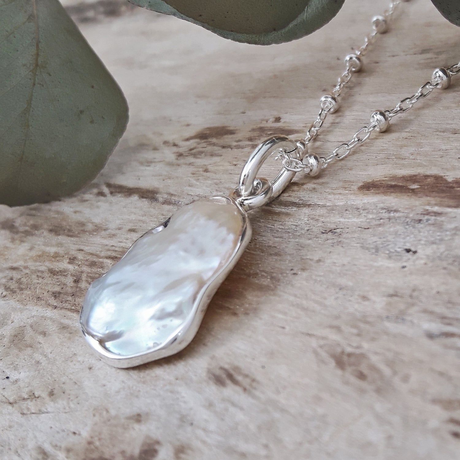 Luminous Baroque Pearl Pendant