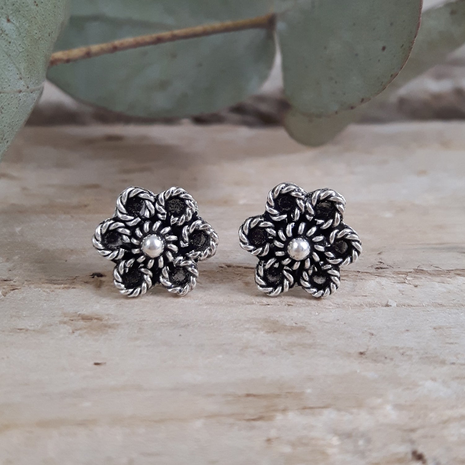 Marigold Rope Stud Earrings
