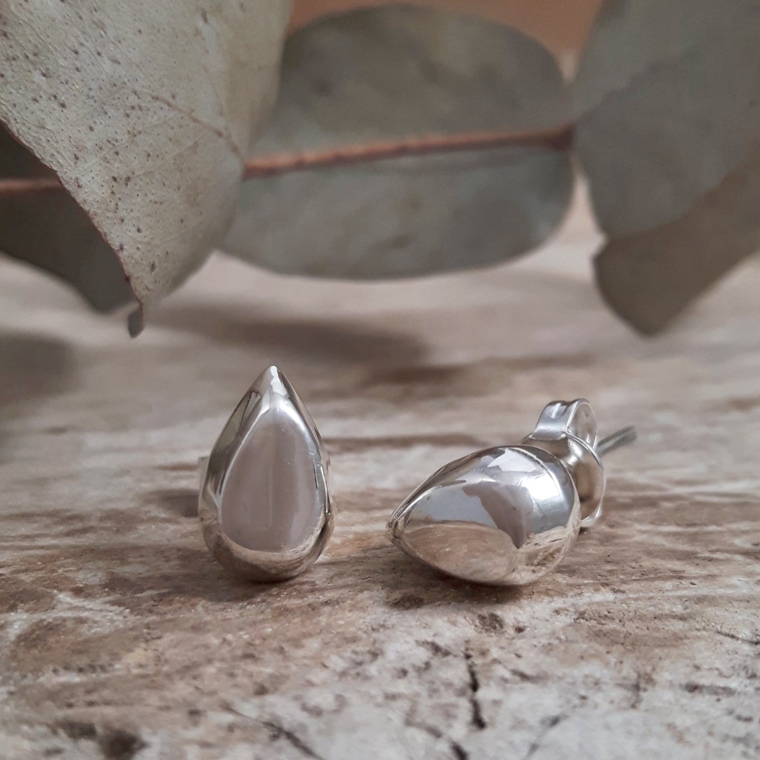 Minimalist Droplet Stud Earrings