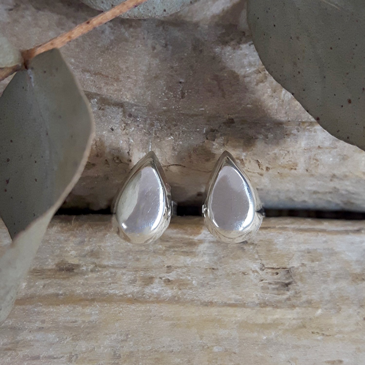 Minimalist Droplet Stud Earrings