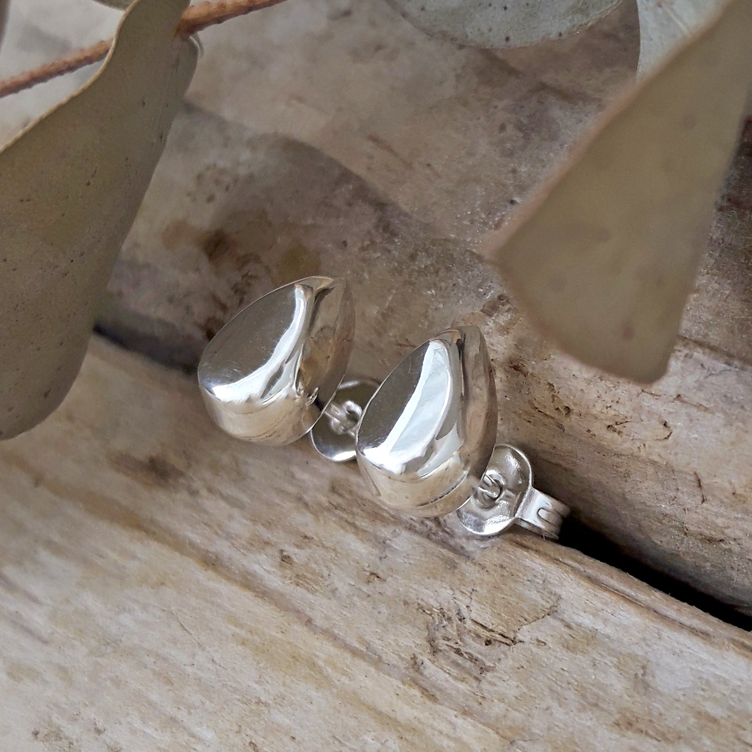 Minimalist Droplet Stud Earrings