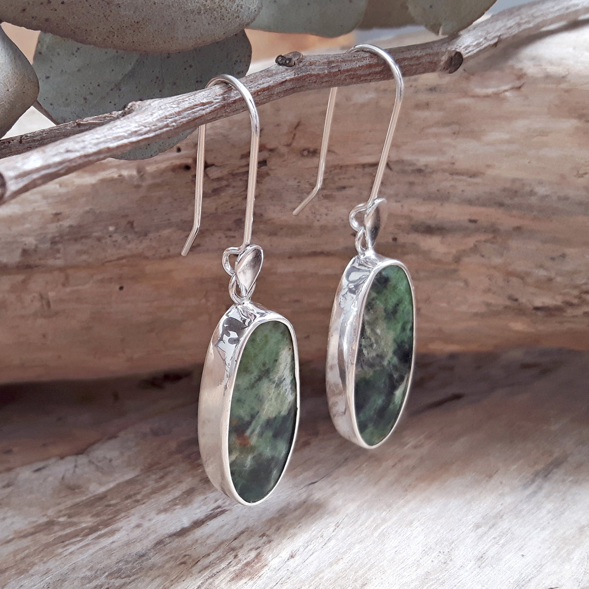 Monet Chrome Chalcedony Large Drop Earrings