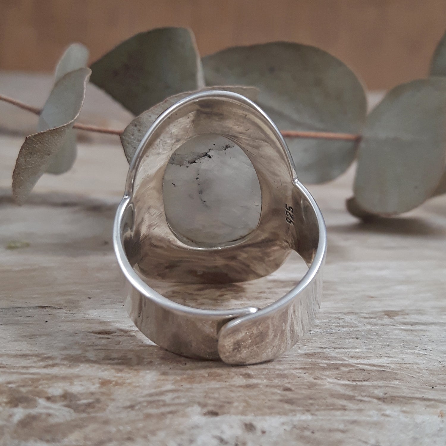 Monet Moonstone Oval Med Adjustable Ring A