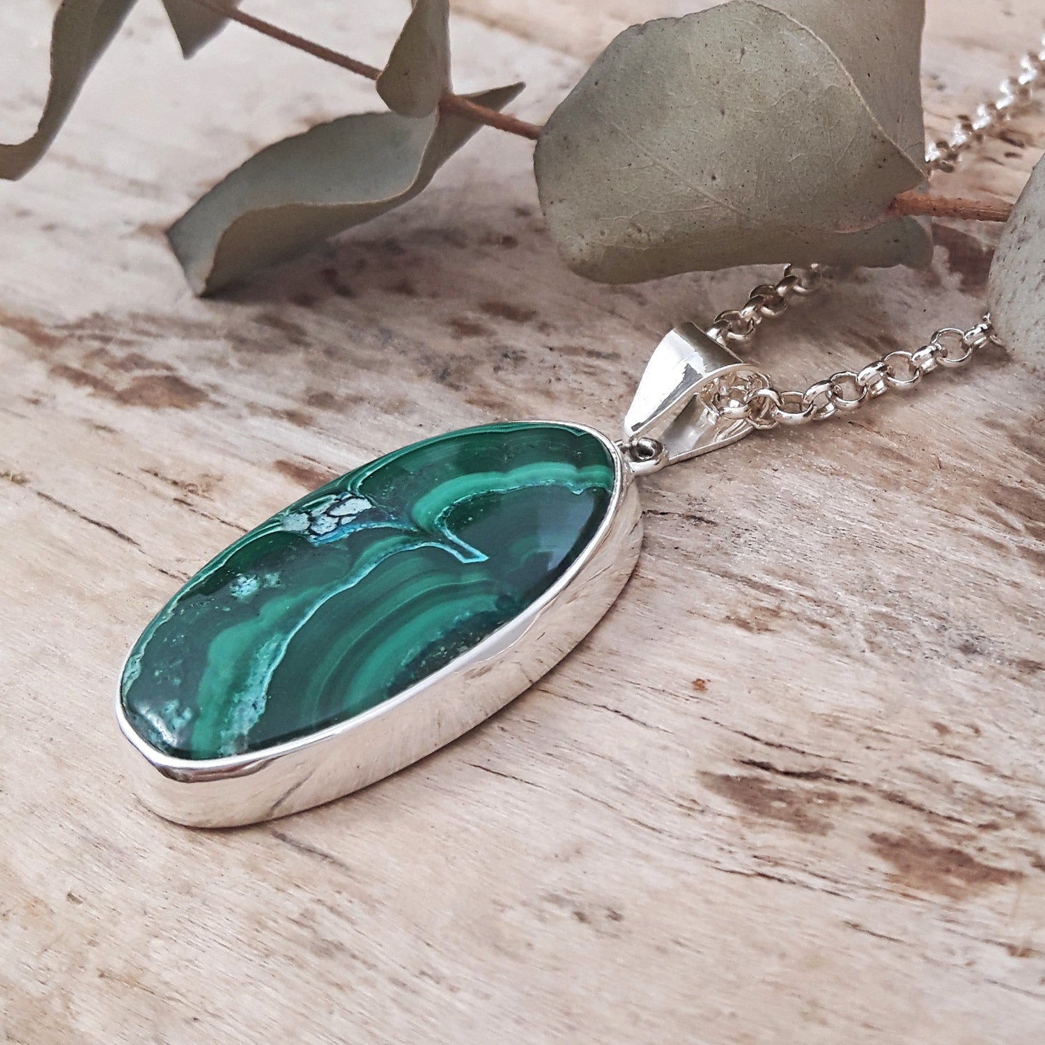 Monet Shattuckite Medium Oval Pendant