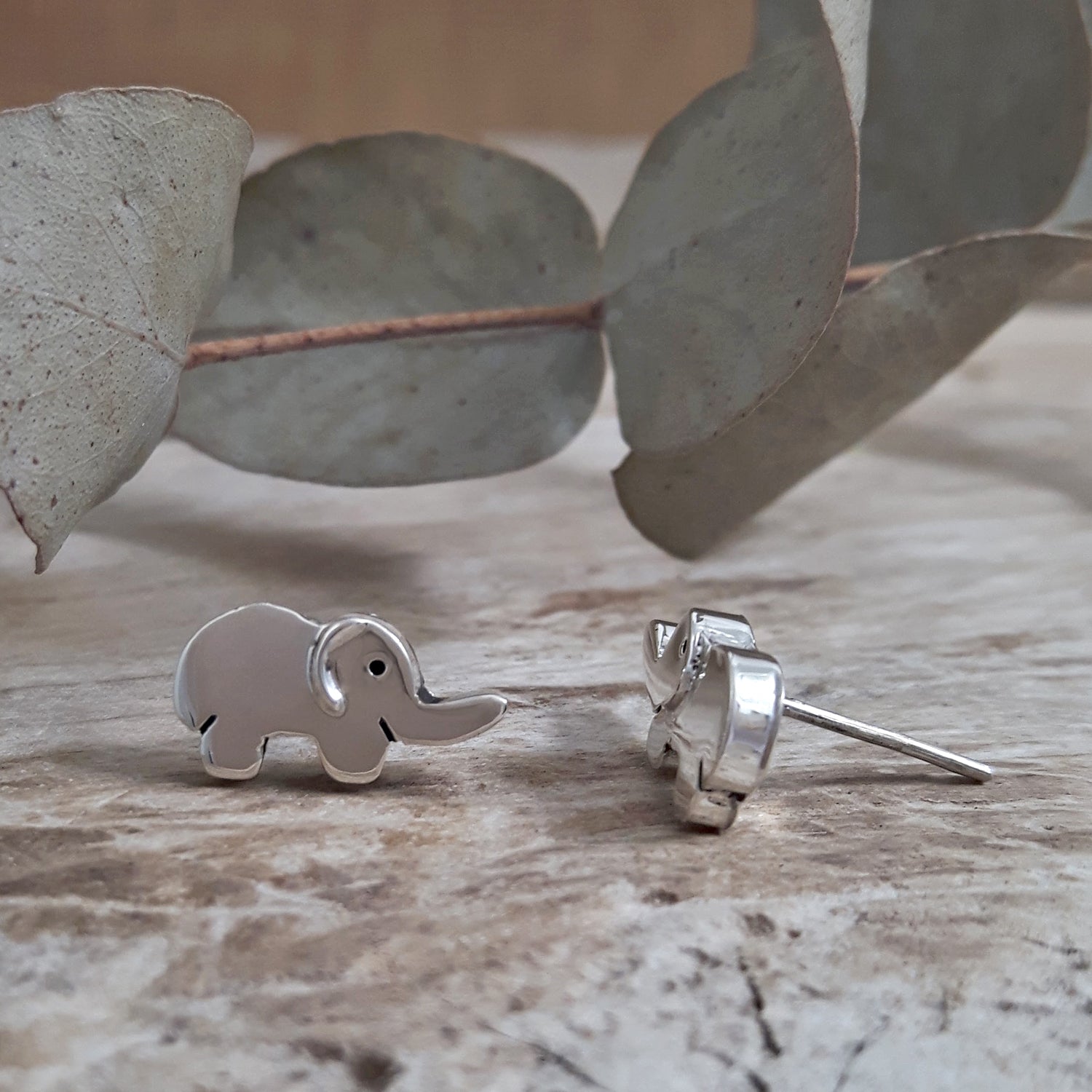 Muse Elephant Stud Earrings
