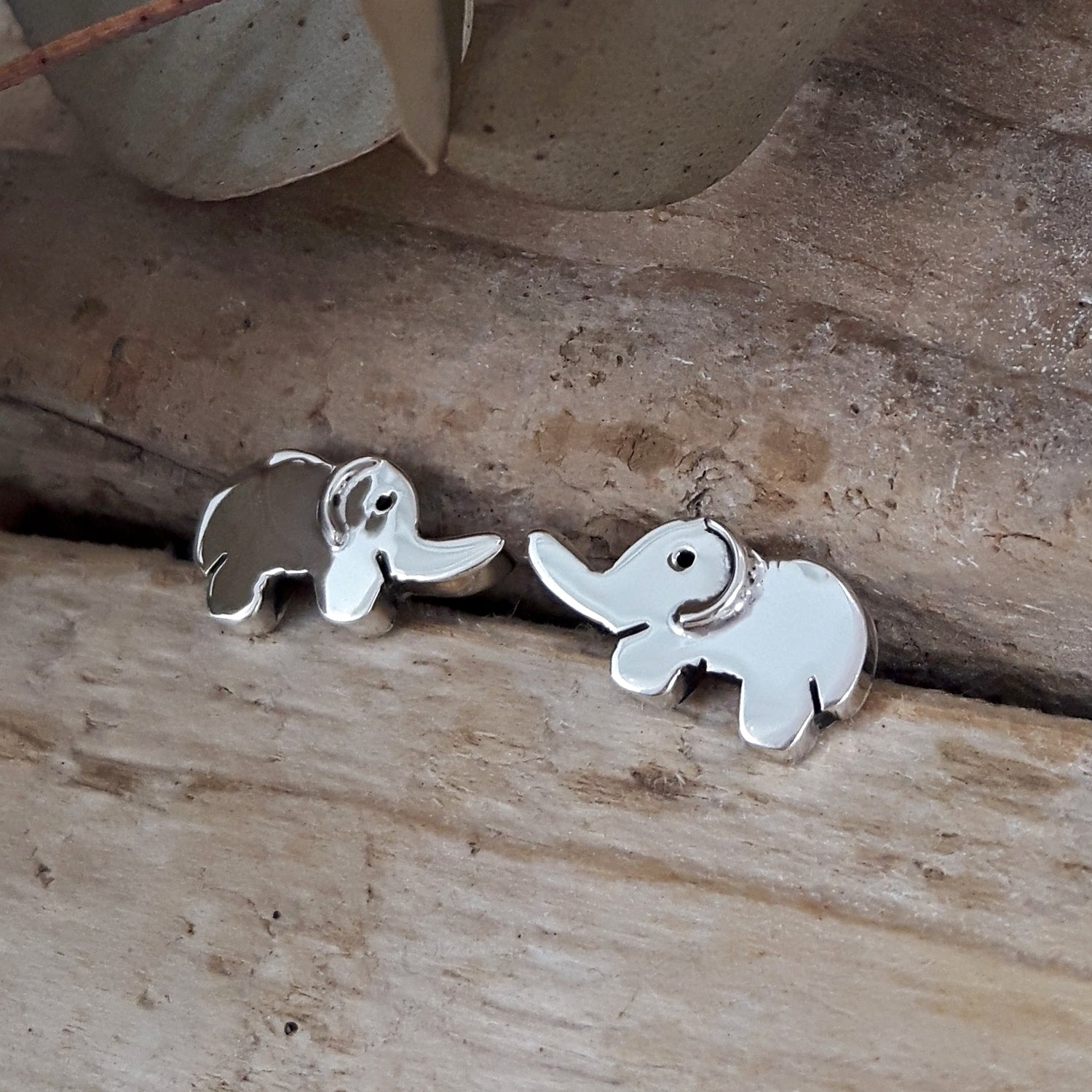 Muse Elephant Stud Earrings