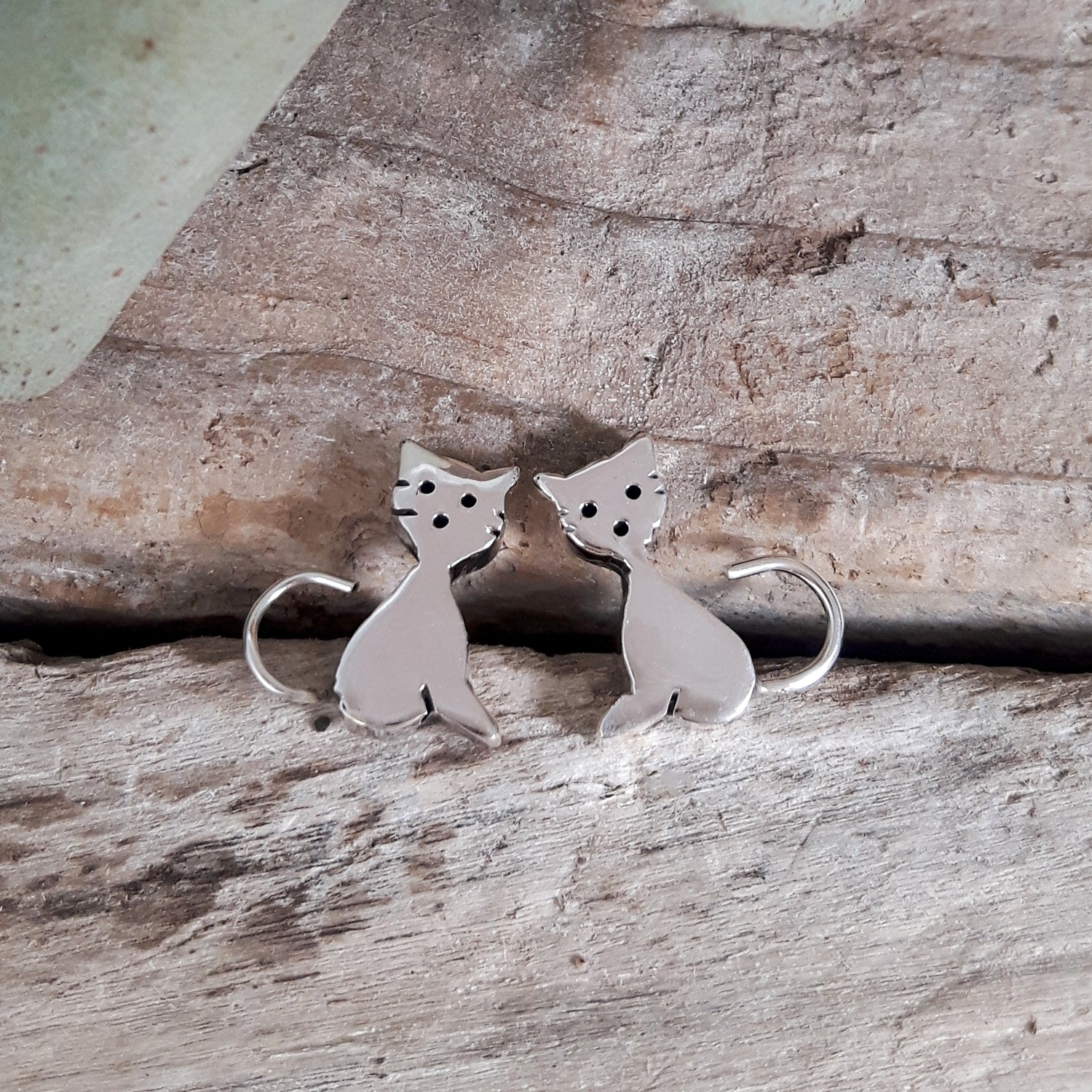 Muse Kitty Cat Stud Earrings