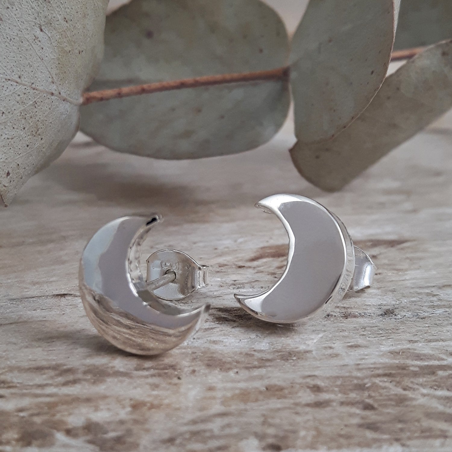 Muse Moon Stud Earrings