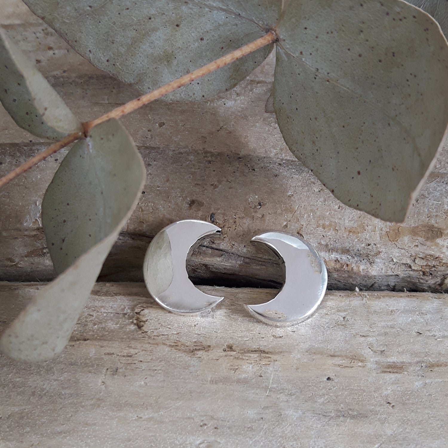 Muse Moon Stud Earrings