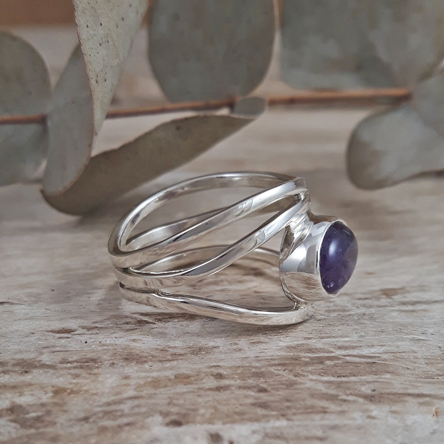 SAMPLE Nesta Amethyst Ring Size N