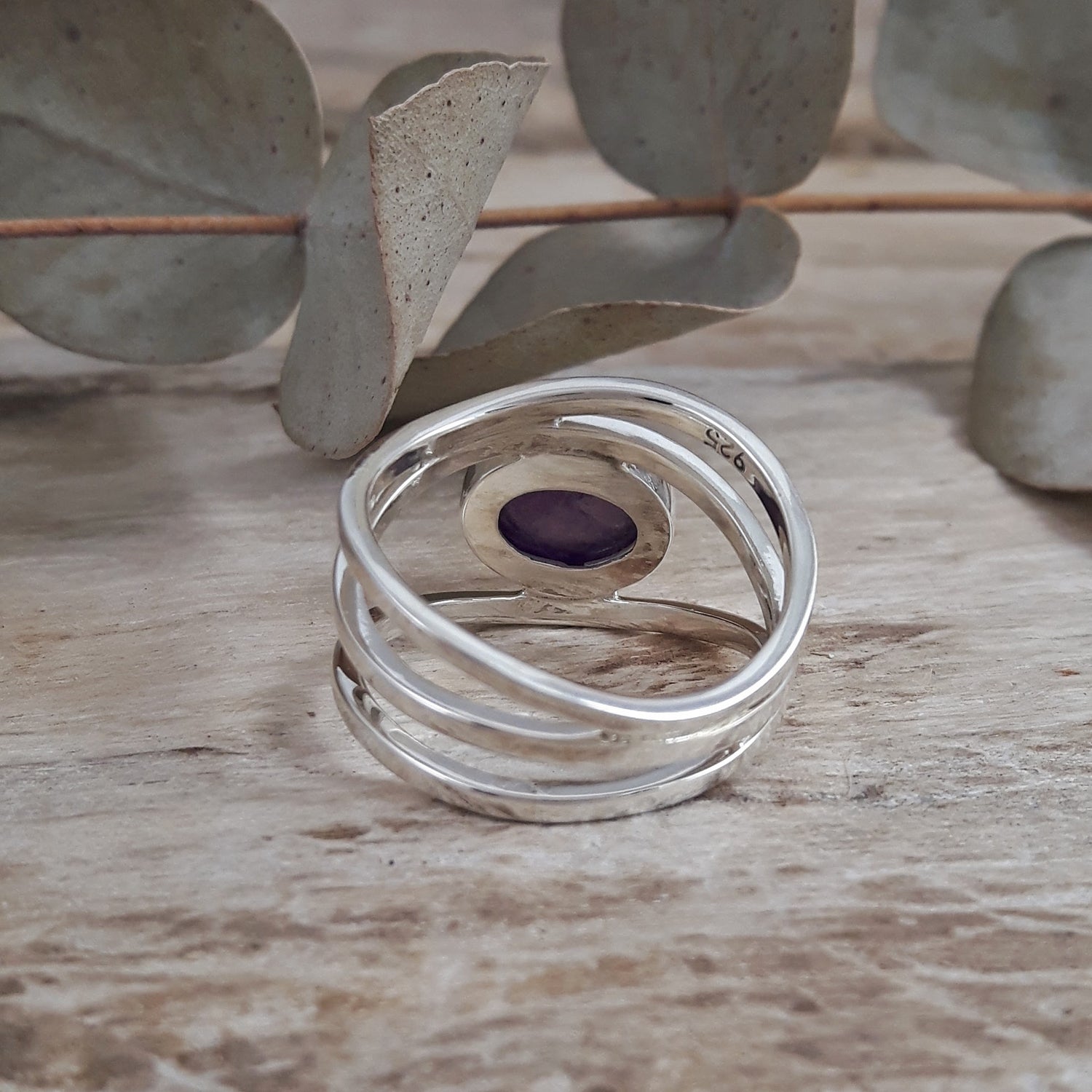 SAMPLE Nesta Amethyst Ring Size N