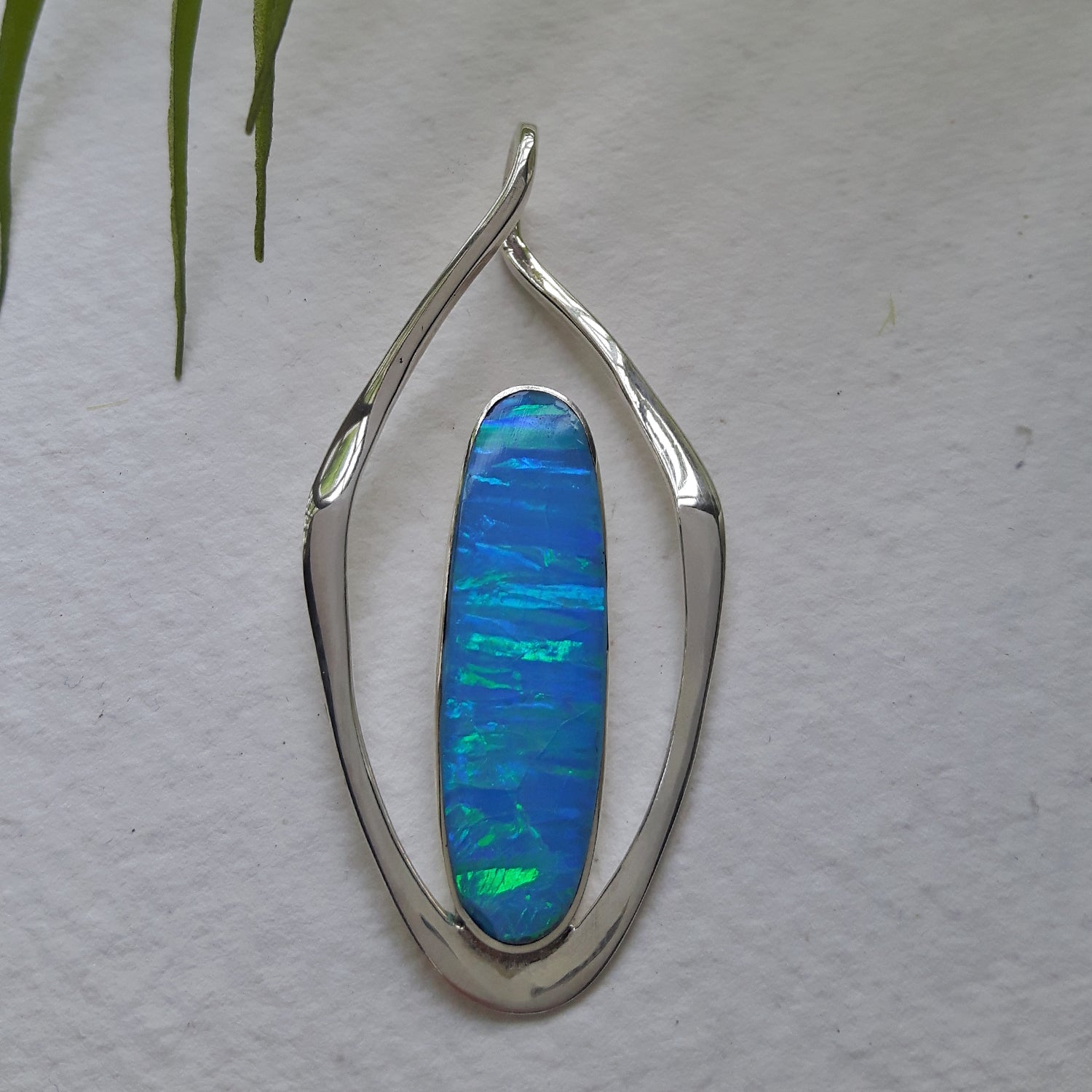 PERFECTLY IMPERFECT Flinder Turquoise Flame Pendant