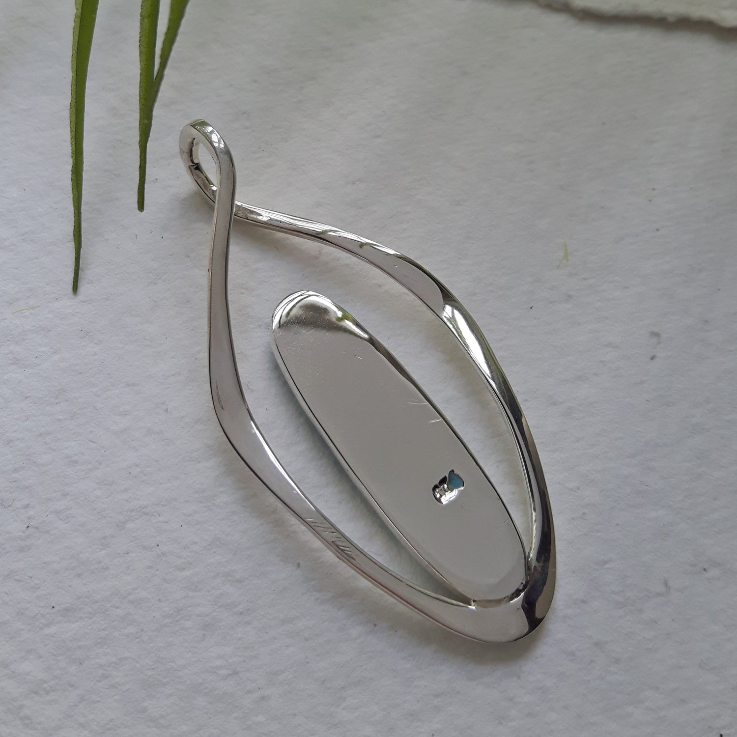 PERFECTLY IMPERFECT Flinder Turquoise Flame Pendant