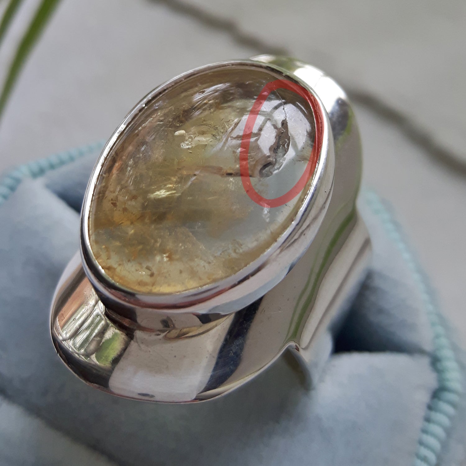 PERFECTLY IMPERFECT Monet Citrine Small Adjustable Ring