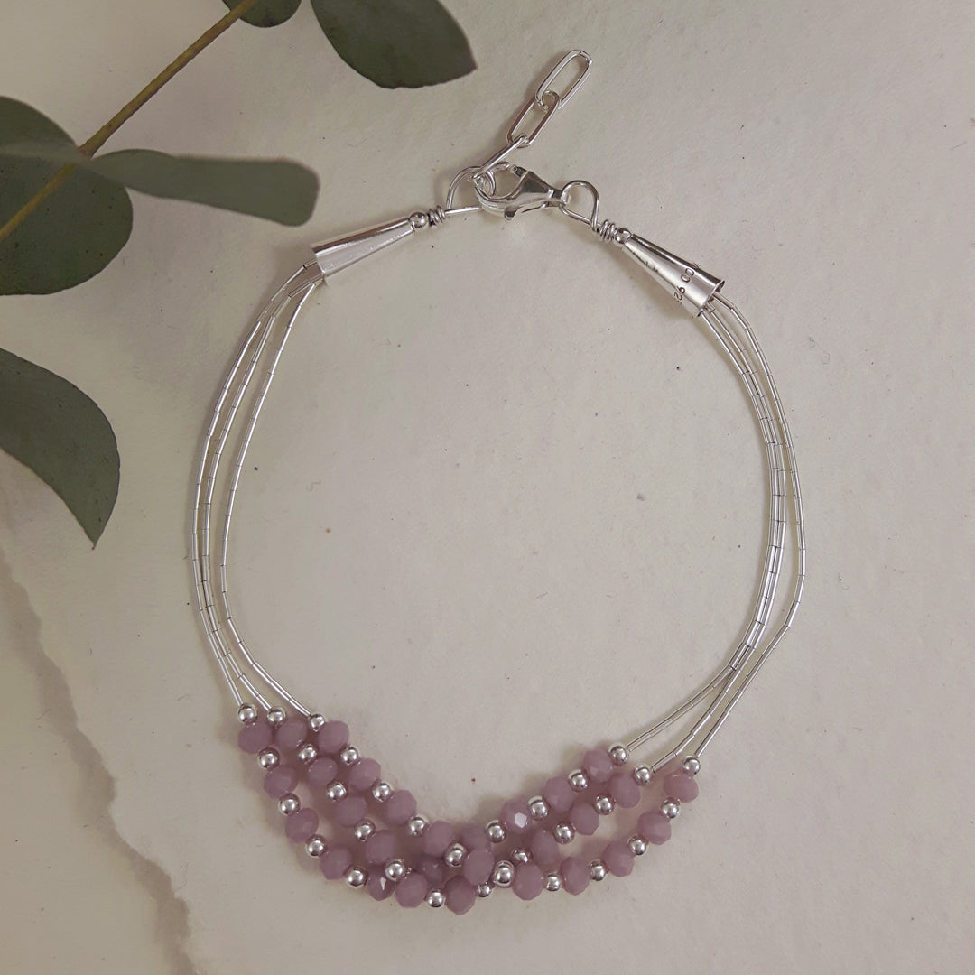 Adeline Chalcedony Rose Bracelet