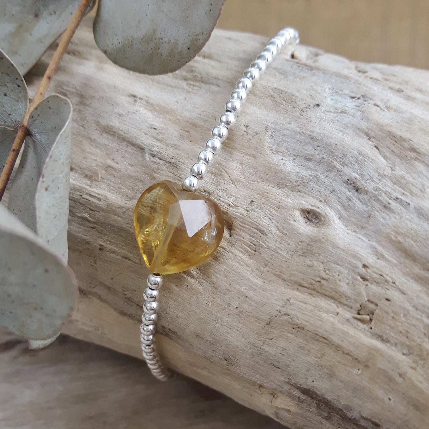 Shades of Love Citrine Gemstone Bracelet