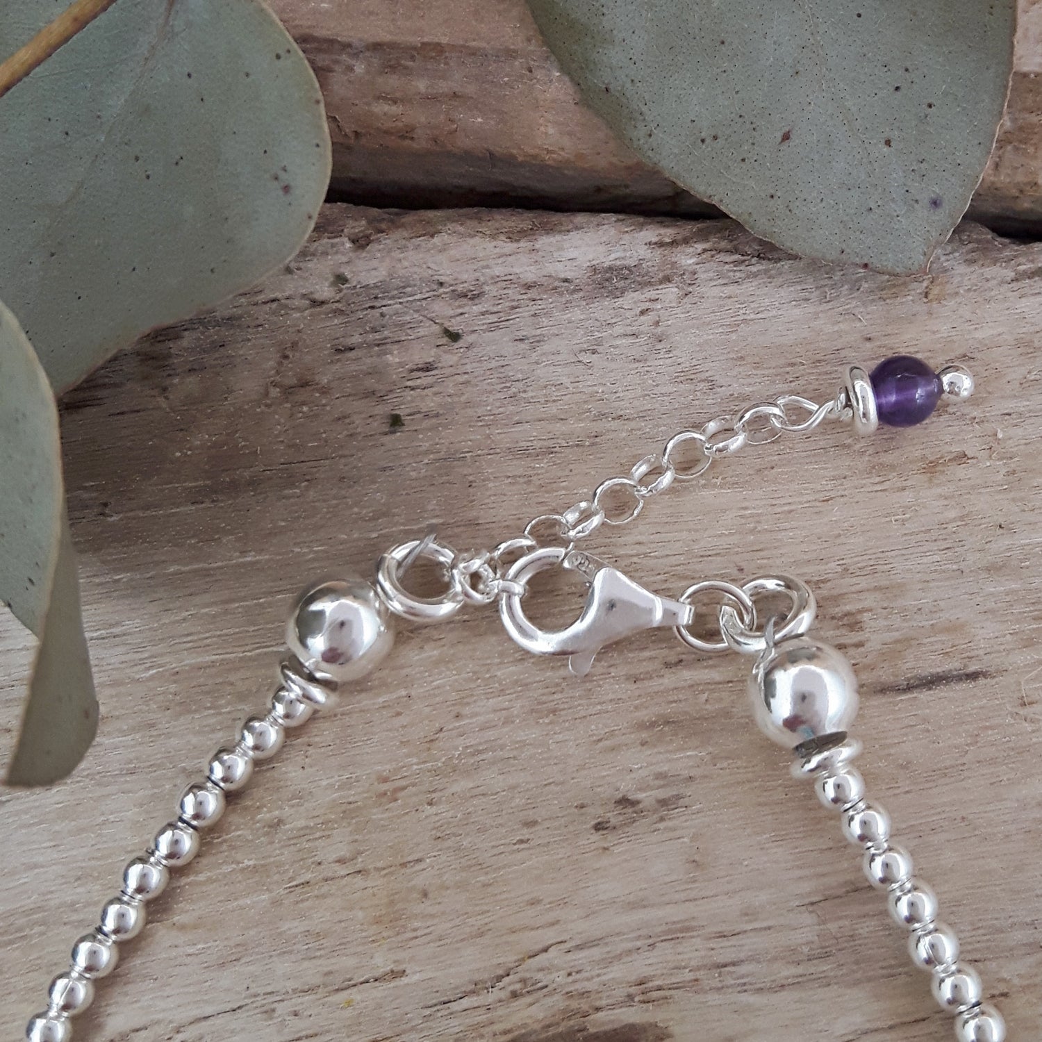 Shades of Love Amethyst Gemstone Bracelet