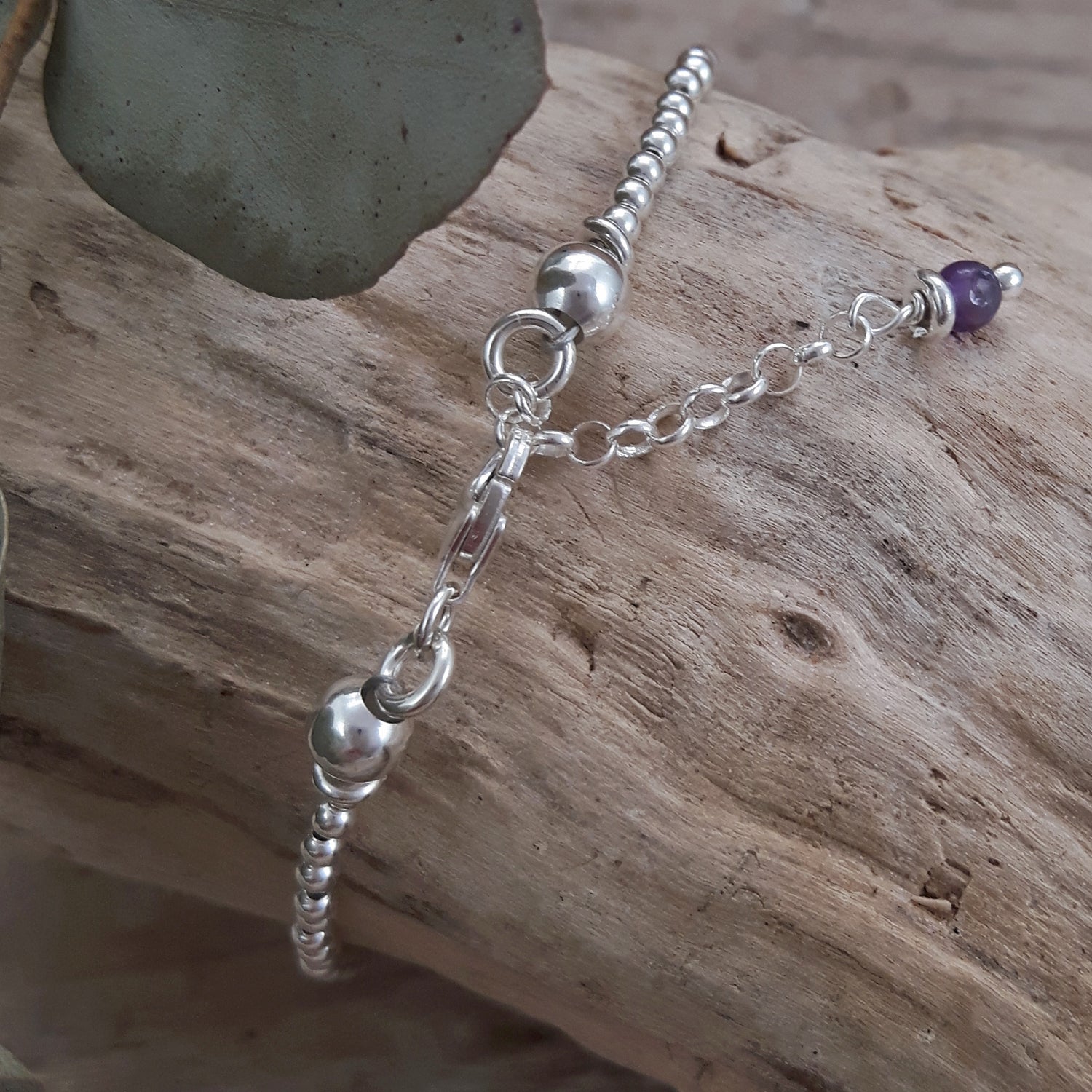 Shades of Love Amethyst Gemstone Bracelet