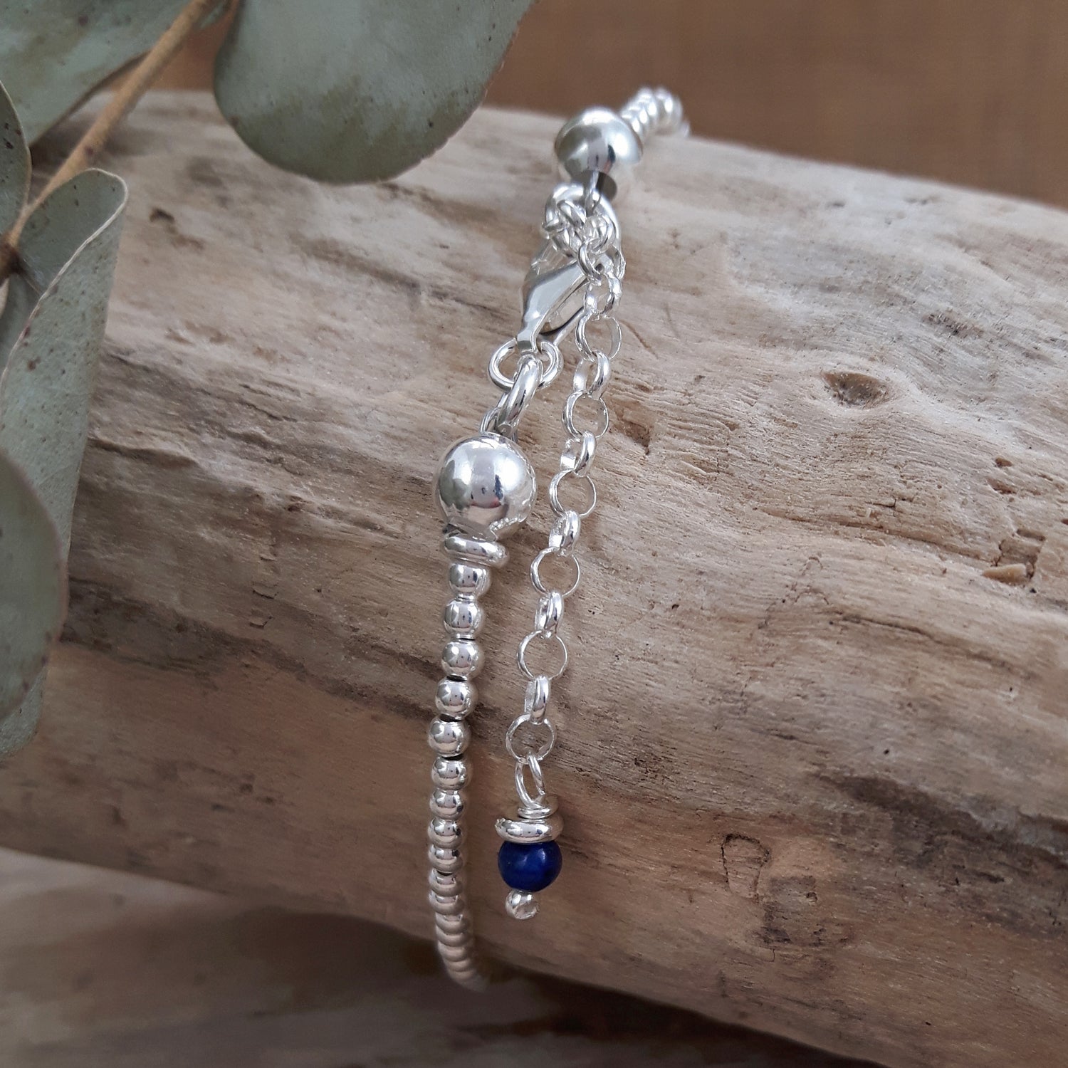 Shades of Love Lapis Gemstone Bracelet