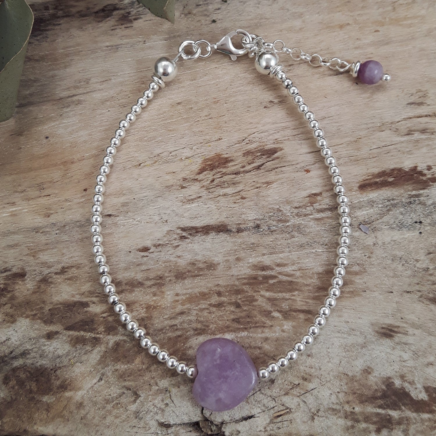 Shades of Love Lilac Chalcedony Gemstone Bracelet