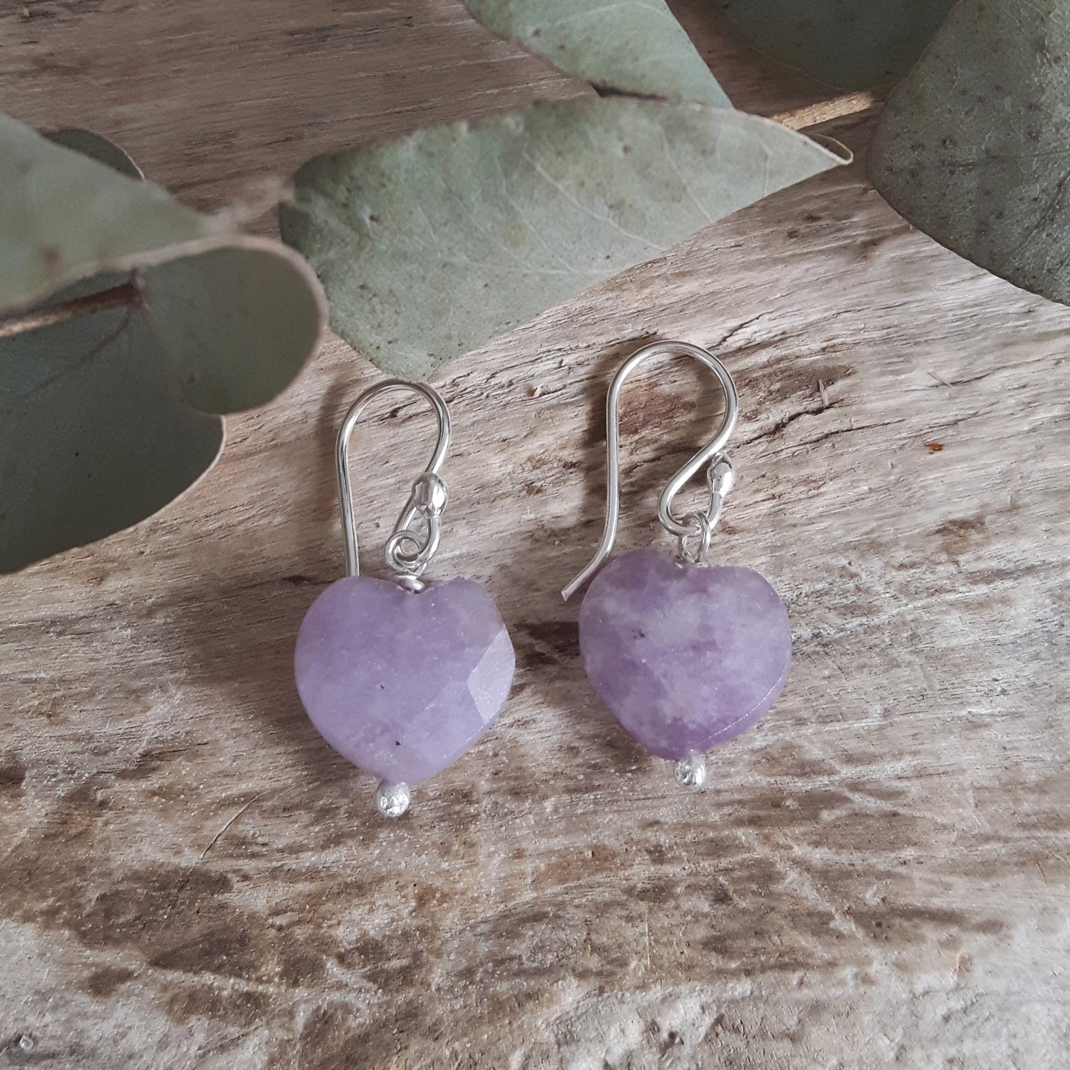 Shades of Love Lilac Chalcedony Drop Earrings