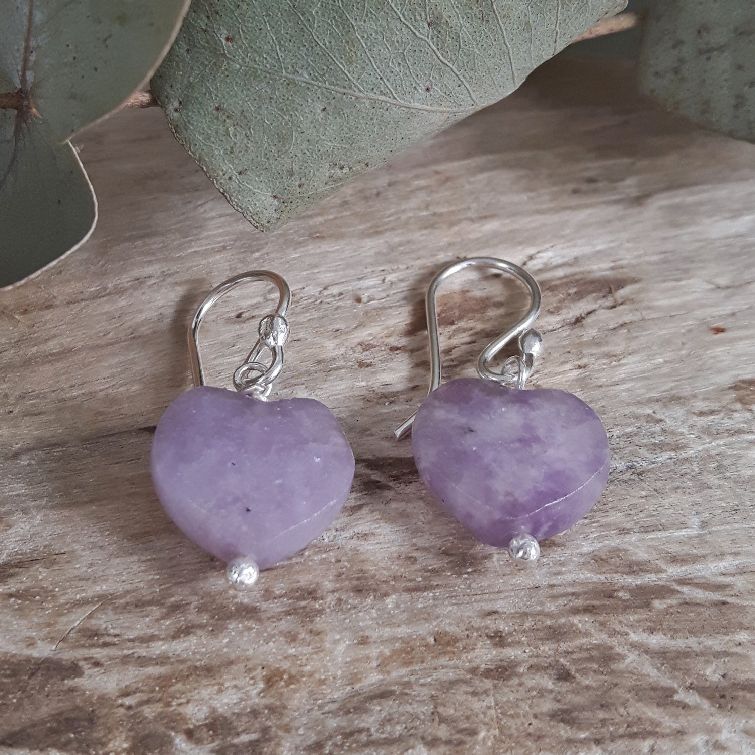 Shades of Love Lilac Chalcedony Drop Earrings