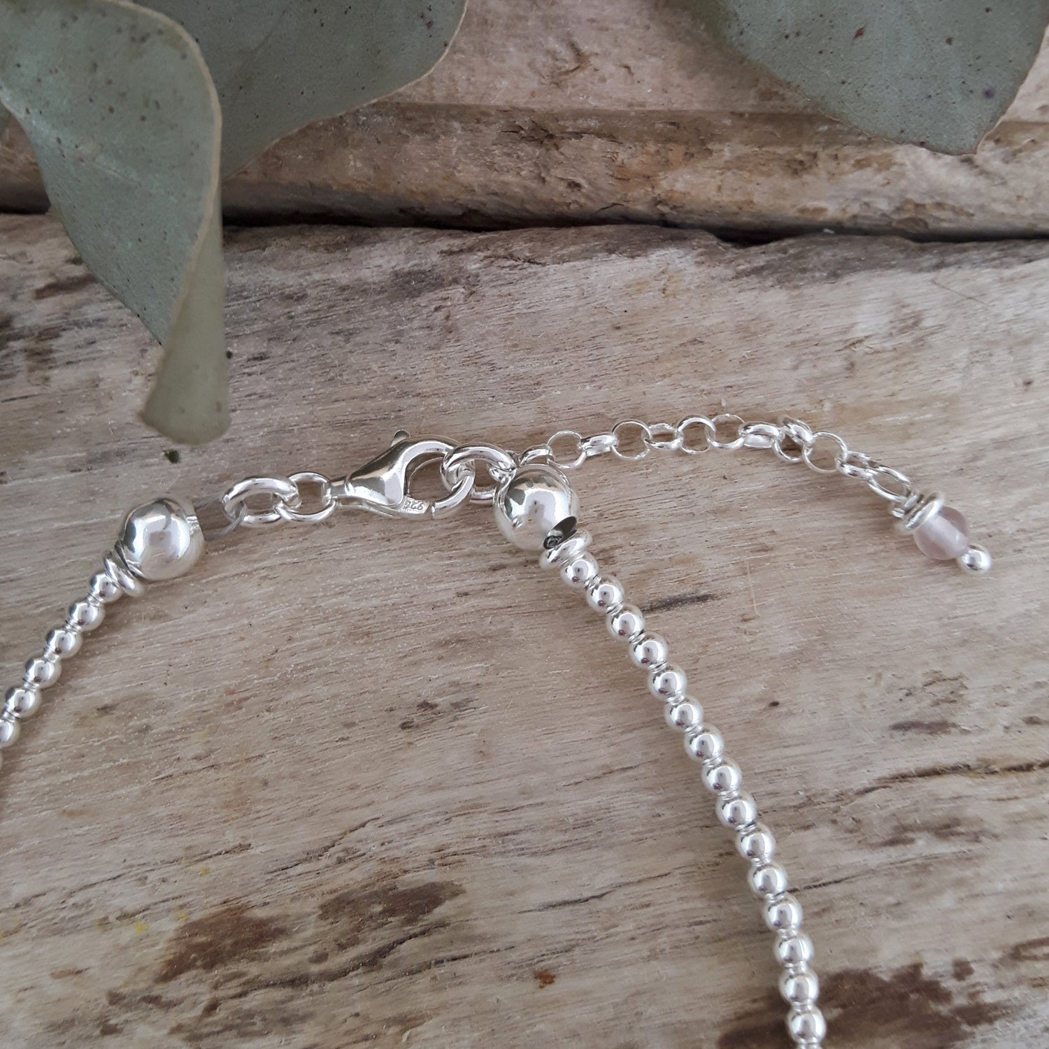 Shades of Love Rose Quartz Gemstone Bracelet