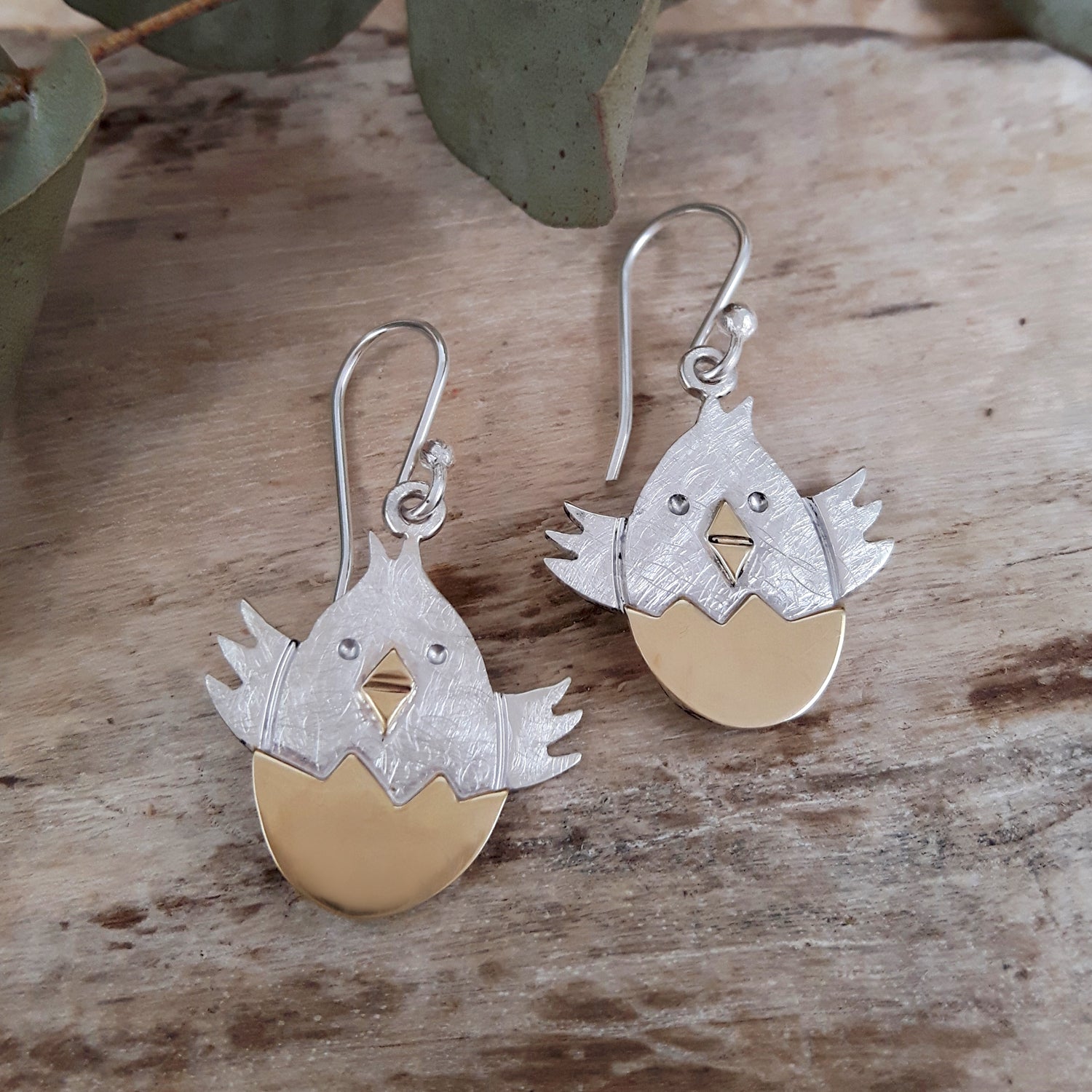 Duet Spring Chick Drop Earrings