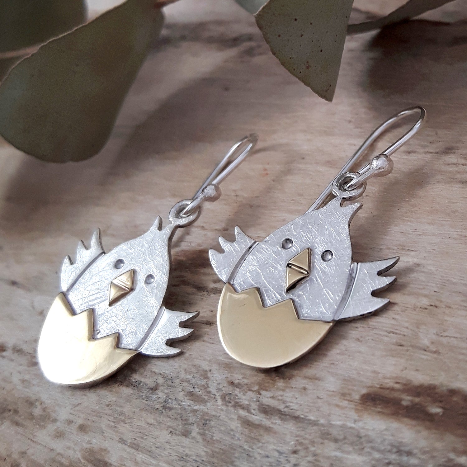 Duet Spring Chick Drop Earrings
