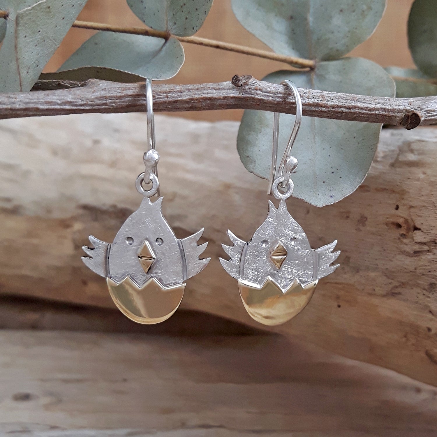 Duet Spring Chick Drop Earrings