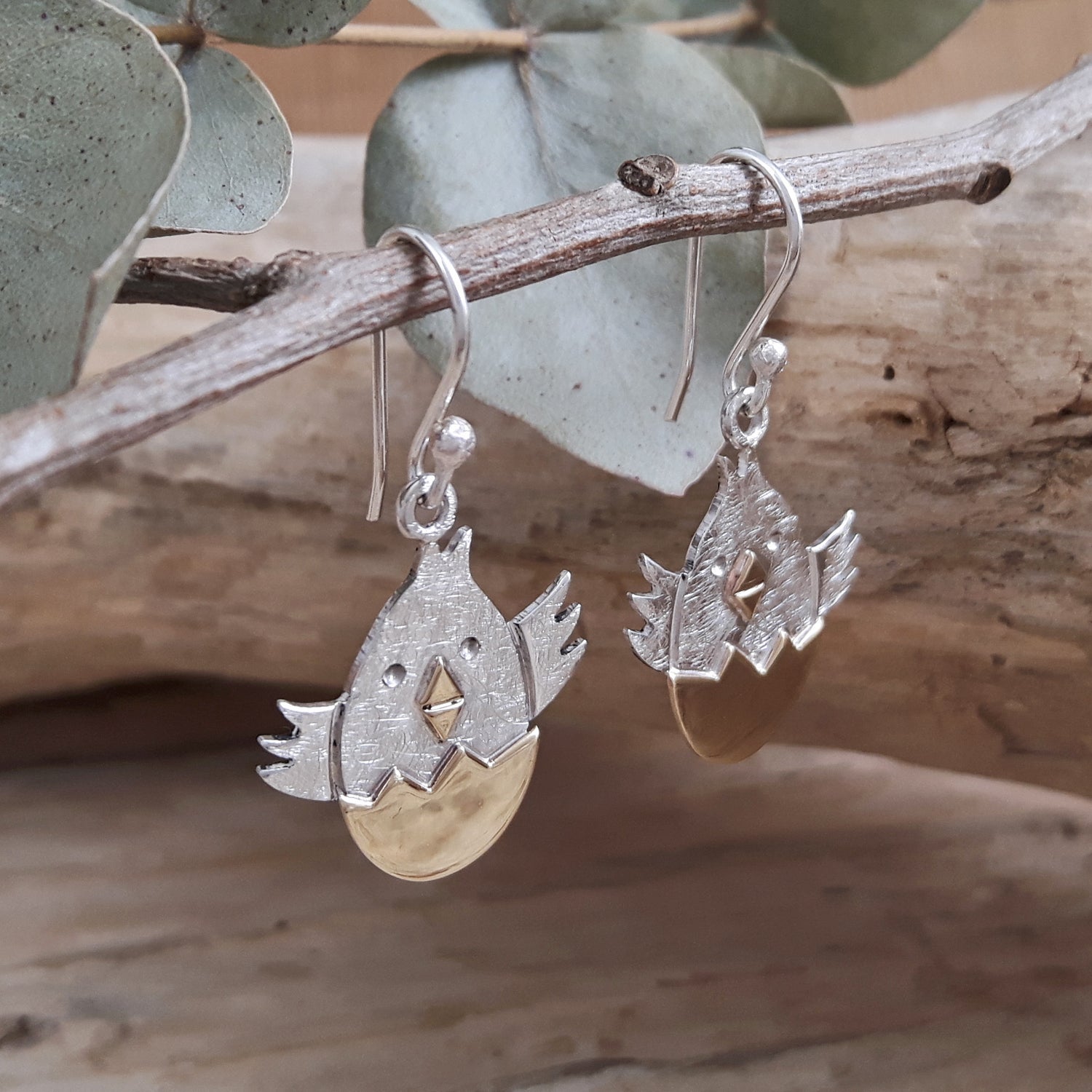 Duet Spring Chick Drop Earrings