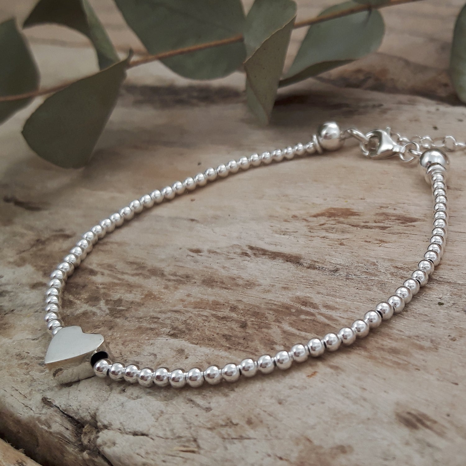 Timeless Heart Silver Bracelet