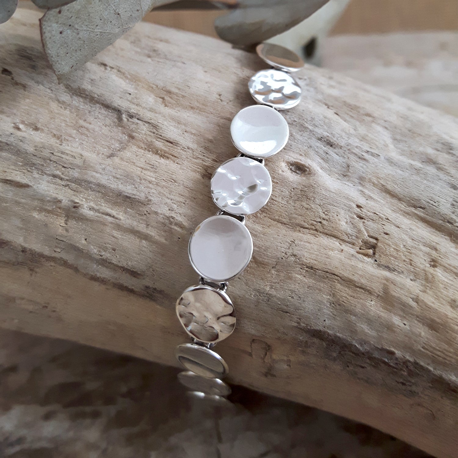 Unity Circles Sterling Silver Bracelet