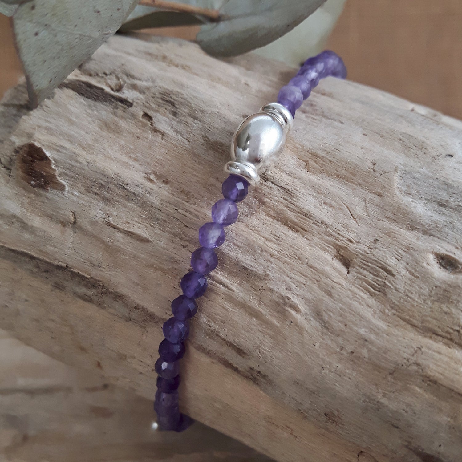 Viva Orb Amethyst Birthstone Bracelet
