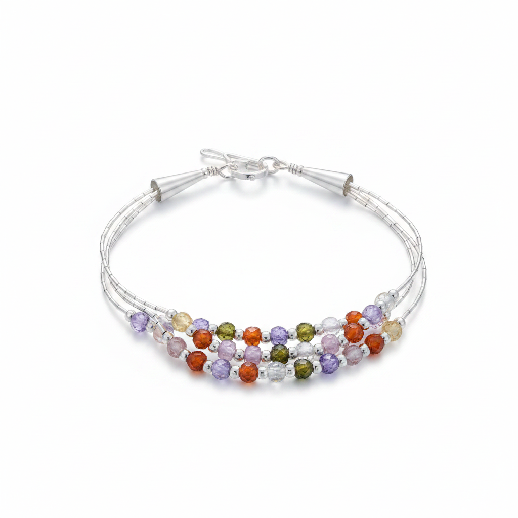 Adeline Andalusite CZ Bracelet