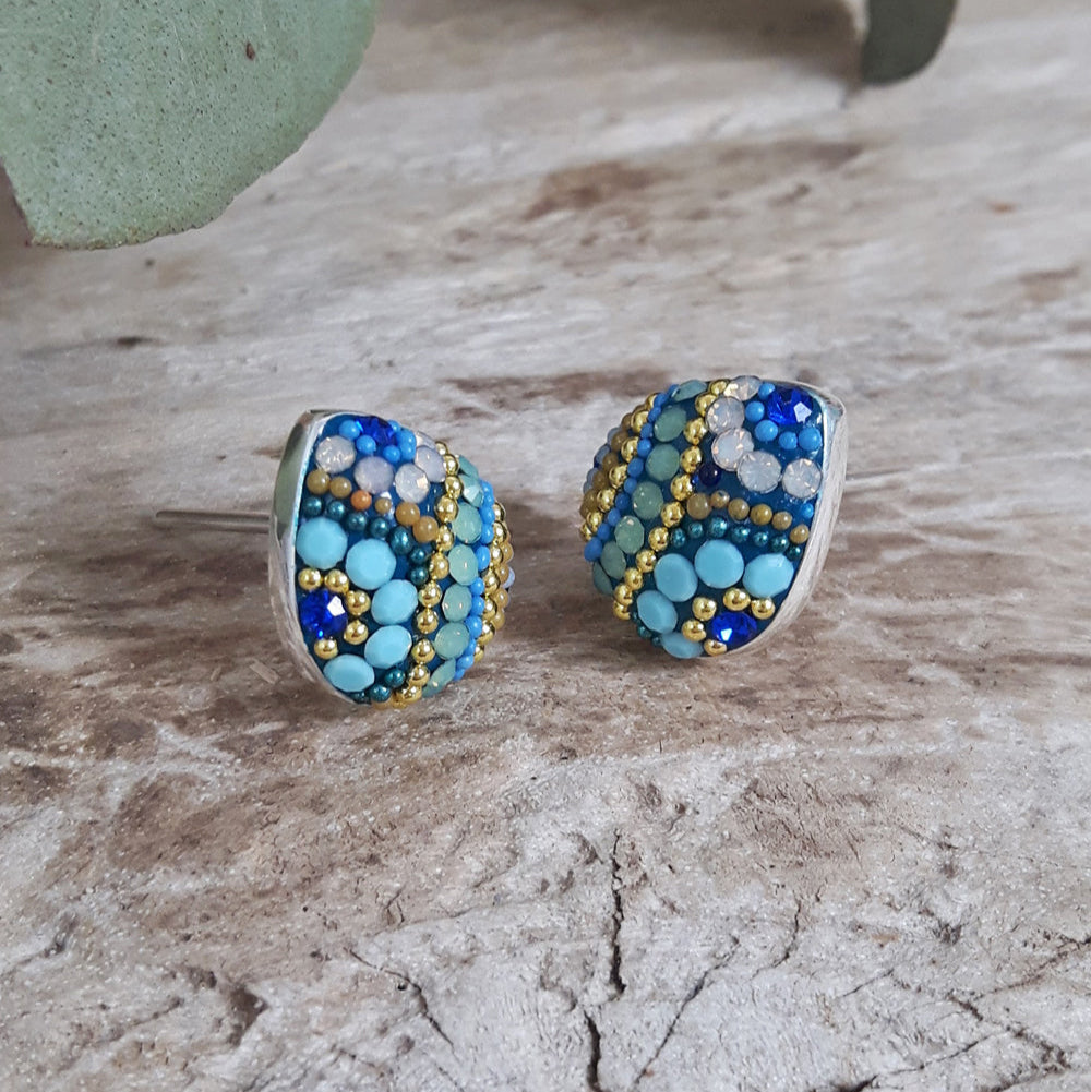 Allegra Amalfi Dream Teardrop Stud Earrings