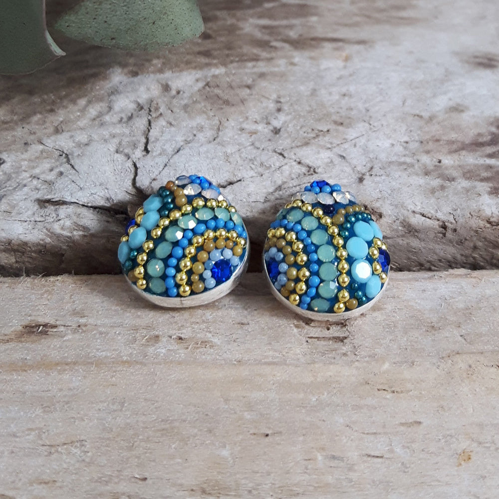 Allegra Amalfi Dream Teardrop Stud Earrings