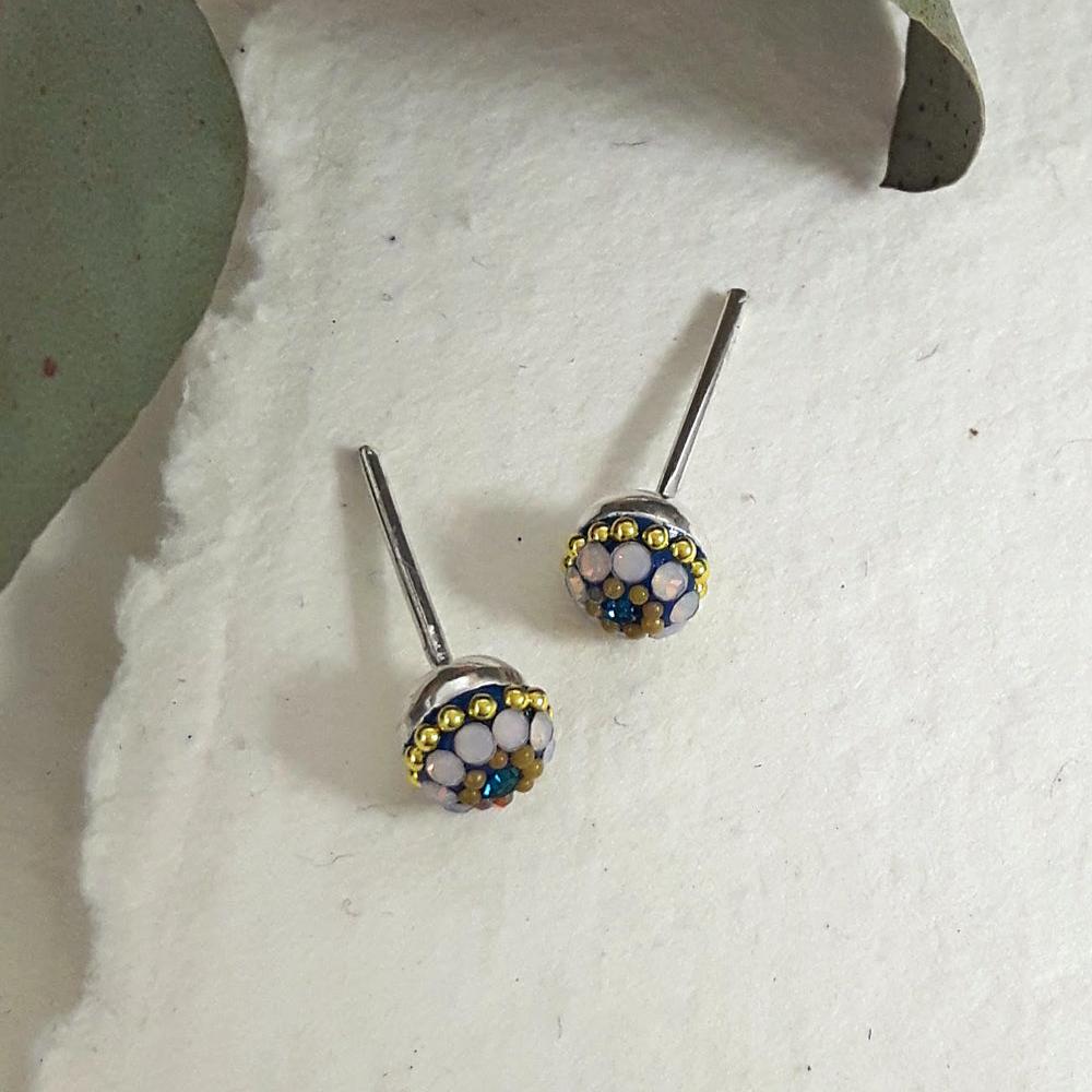 Allegra Amalfi Gold Tiny Stud Earrings