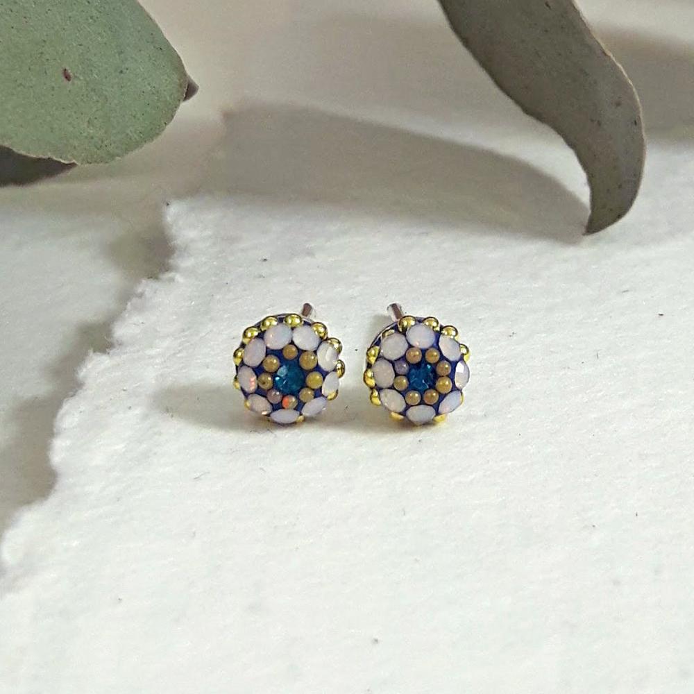 Allegra Amalfi Gold Tiny Stud Earrings