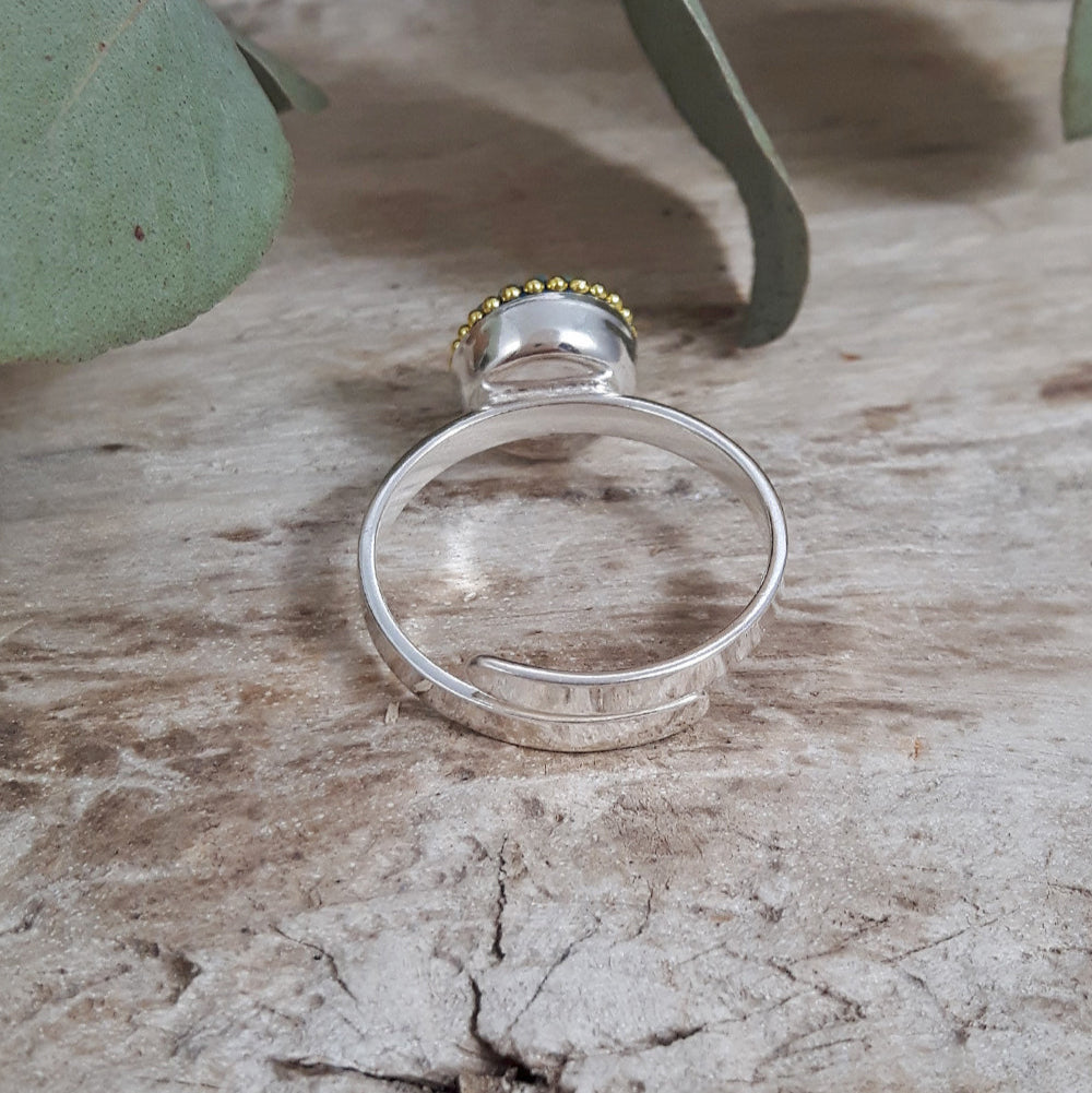 Allegra Amalfi Dream Mini Round Adjustable Ring