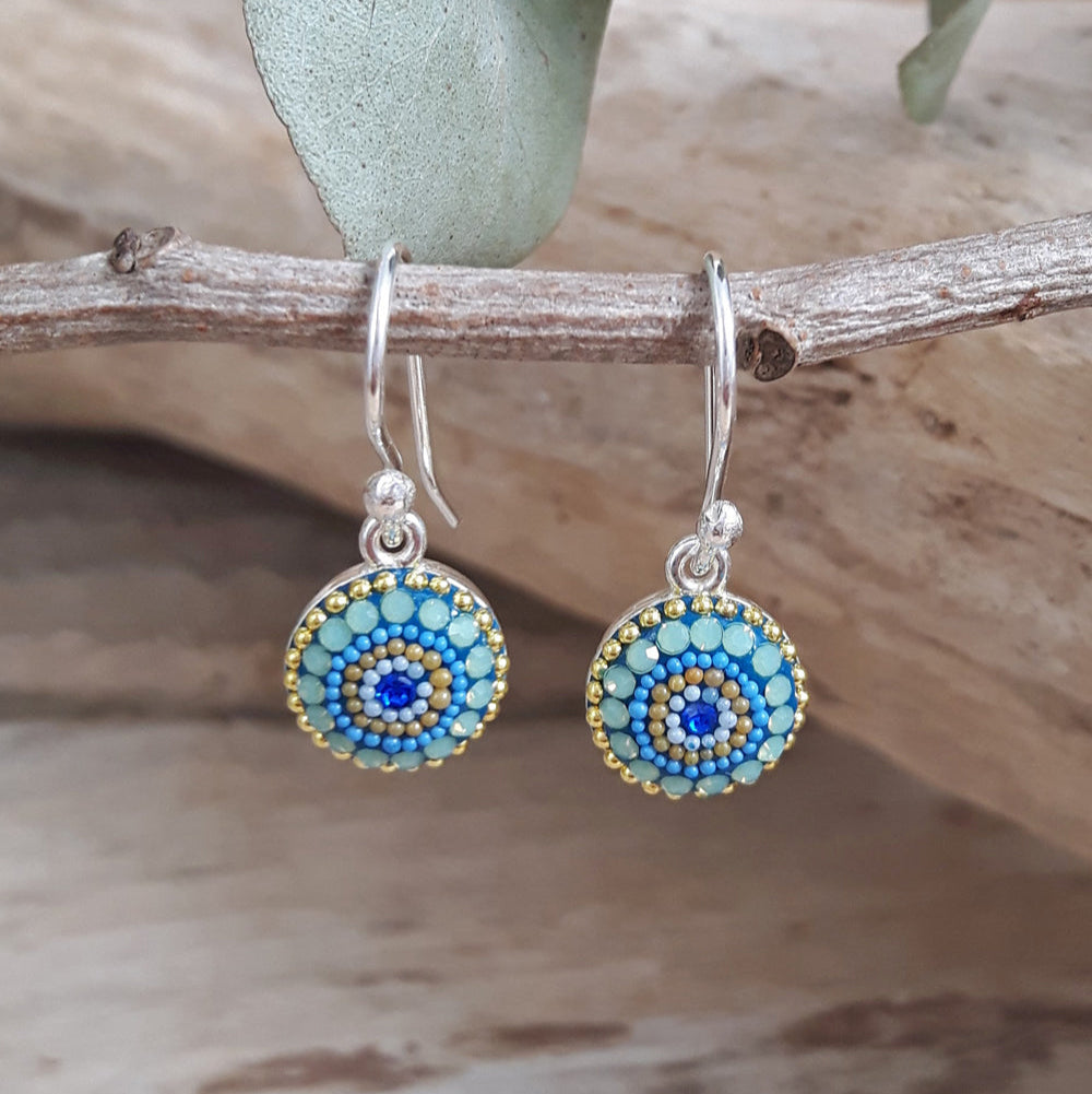 Allegra Amalfi Dream Round Drop Earrings