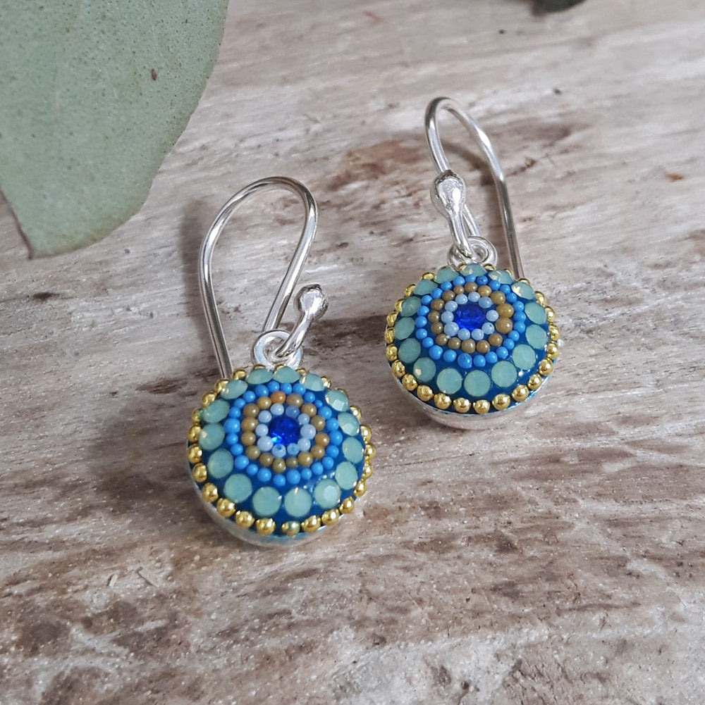 Allegra Amalfi Dream Round Drop Earrings