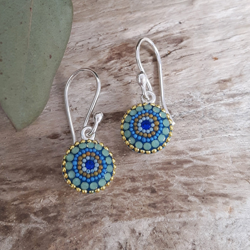 Allegra Amalfi Dream Round Drop Earrings