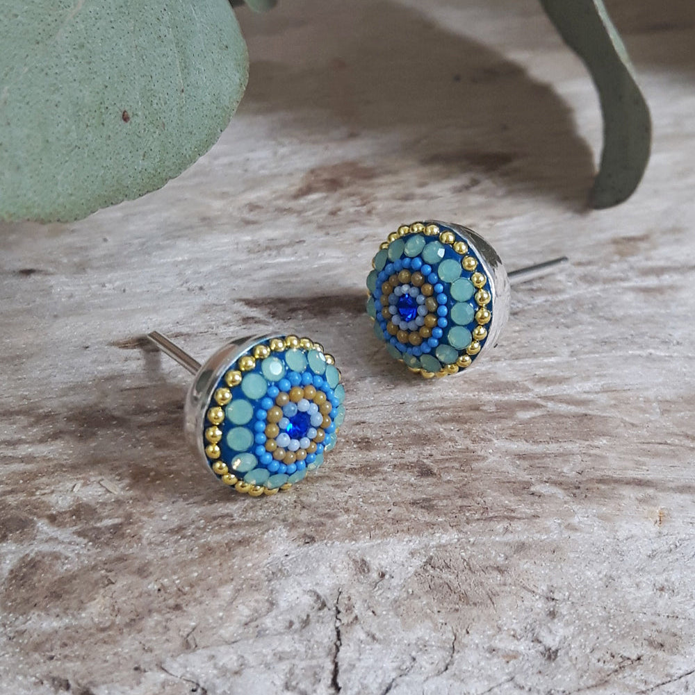Allegra Amalfi Dream Round Stud Earrings