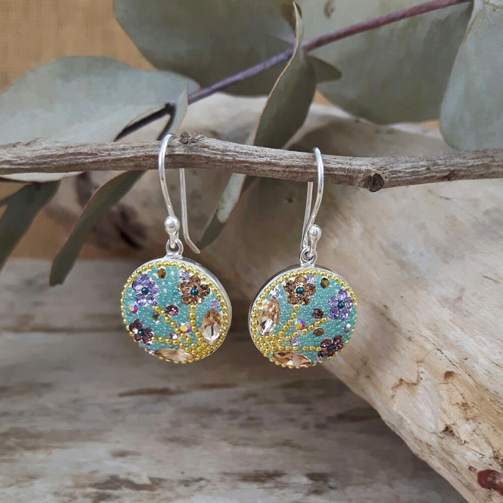 Allegra Antique Tree Of Life Drop Earrings