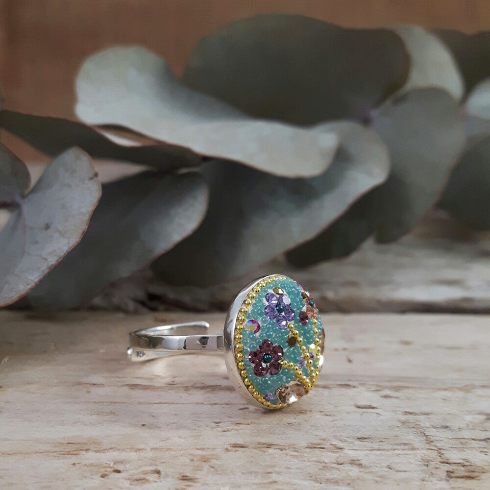 Allegra Antique Tree Of Life Adjustable Ring